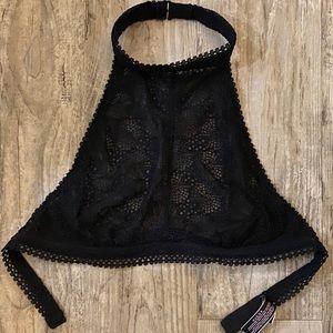 Victoria’s Secret black halter bralette